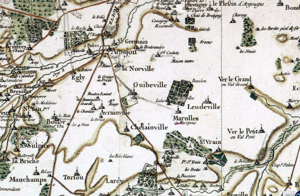 Carte de Cassini XVIII